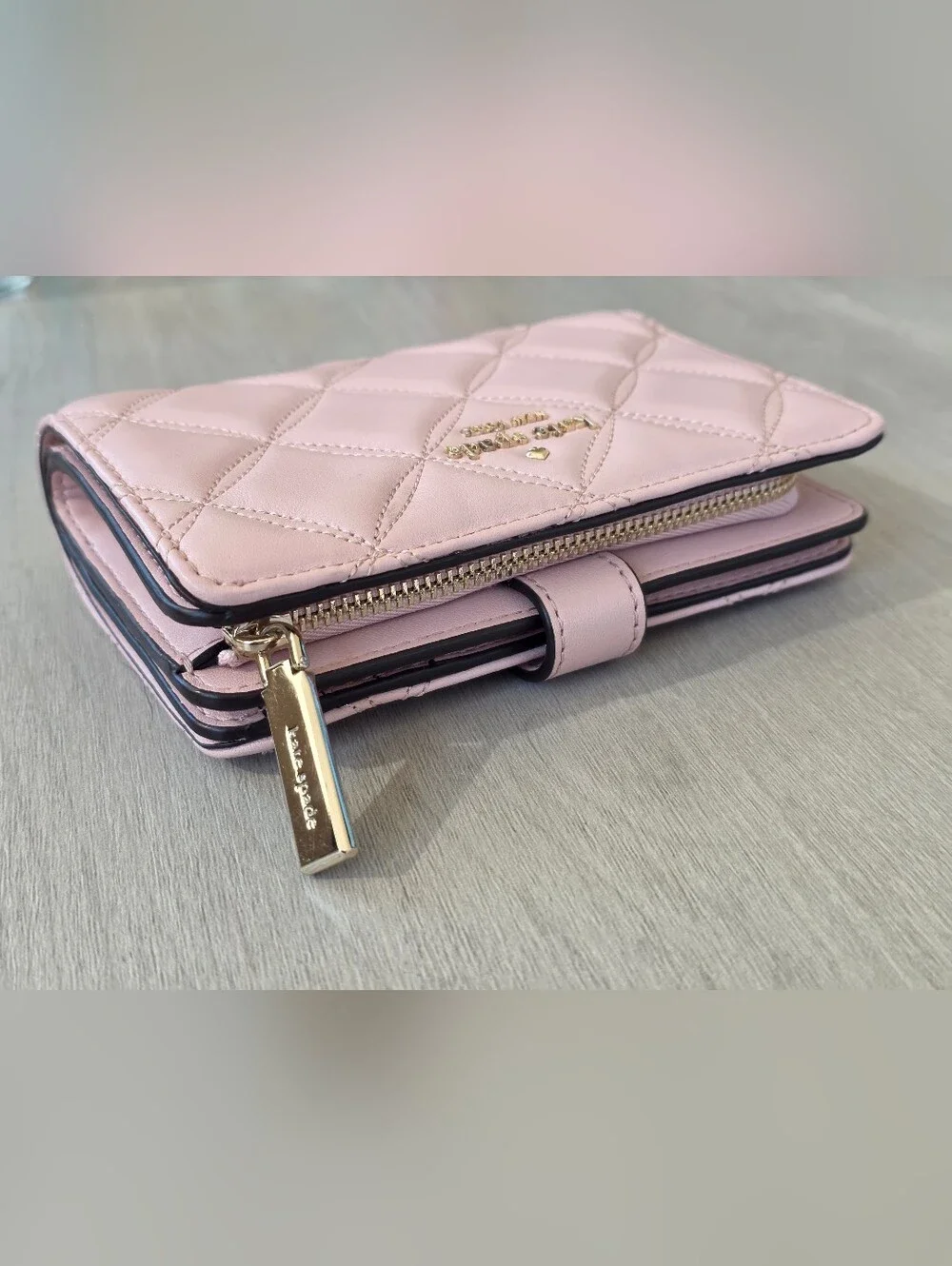 kate spade Quilted Pink Wallet